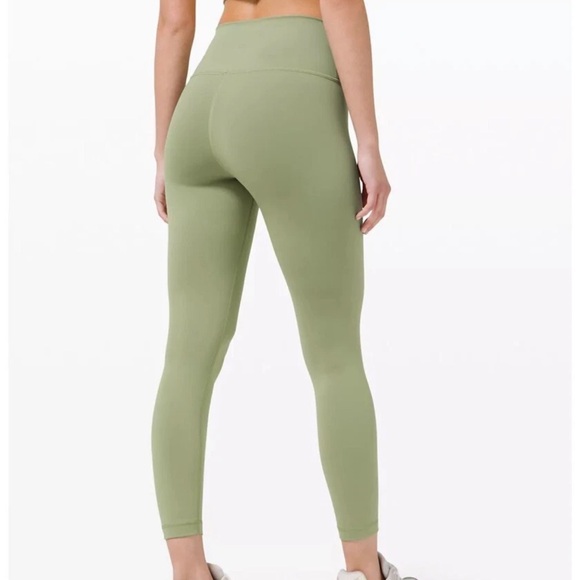 Lululemon Wunder Train HR Tight 25” - Willow Green - 4 LIKE NEW!!!! - Picture 4 of 5